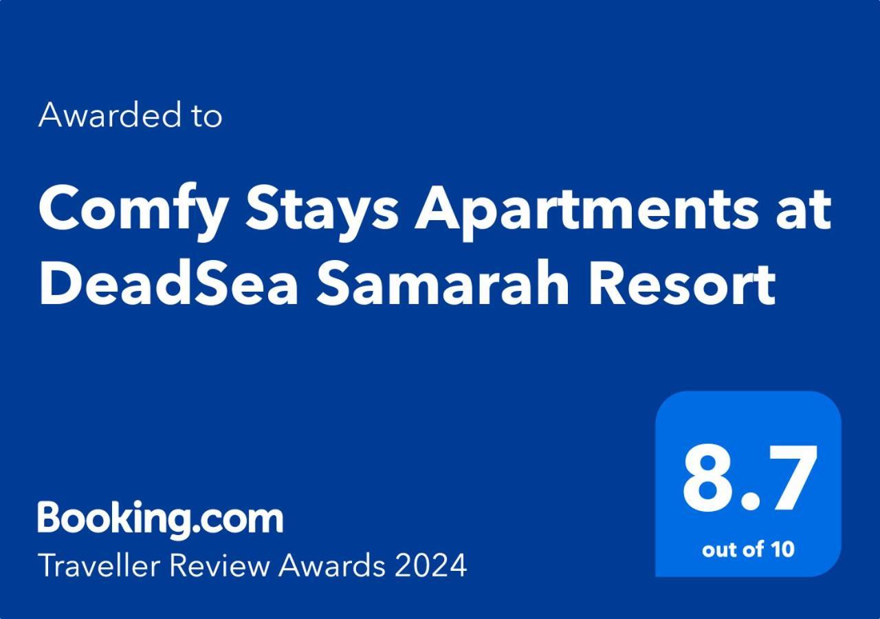 Comfy Stays Sea View Apartments At Deadsea Samarah Resort Sweimeh Ngoại thất bức ảnh